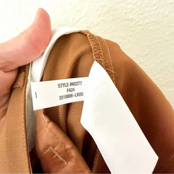 Madewell The Harlow Wool Blend Super Wide-Leg Trouser in Camel - Picture 8 of 9